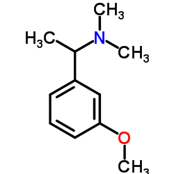 1-(3-Methoxyphenyl)-N,N-dimethylethanamine结构式