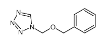 1-(phenylmethoxymethyl)tetrazole结构式