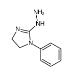 (1-phenyl-4,5-dihydroimidazol-2-yl)hydrazine结构式