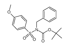 tert-butyl benzyl((4-methoxyphenyl)sulfonyl)carbamate Structure