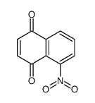 5-硝基萘-1,4-二酮结构式