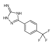 5-(4-三氟甲基苯基)-4H-1,2,4-三唑-3-胺结构式