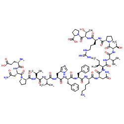 Myelin Basic Protein (83-99) (bovine) trifluoroacetate salt Structure