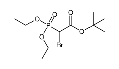 2-溴-2-(二乙氧基磷酰)乙酸叔丁酯结构式