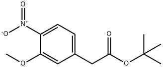 Benzeneacetic acid, 3-Methoxy-4-nitro-, 1,1-diMethylethyl ester结构式