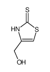 2(3H)-Thiazolethione, 4-(hydroxymethyl)- (9CI) Structure