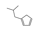 1-(2-methylpropyl)cyclopenta-1,3-diene结构式