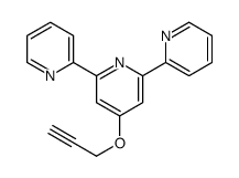 4-prop-2-ynoxy-2,6-dipyridin-2-ylpyridine结构式