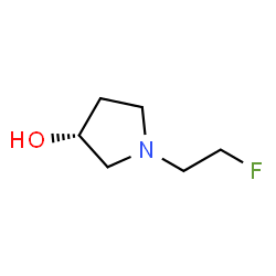 3-Pyrrolidinol,1-(2-fluoroethyl)-,(R)-(9CI)结构式