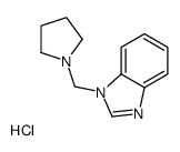 1-(pyrrolidin-1-ylmethyl)benzimidazole,hydrochloride Structure