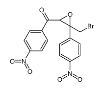 [3-(bromomethyl)-3-(4-nitrophenyl)oxiran-2-yl]-(4-nitrophenyl)methanone结构式
