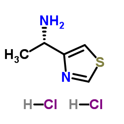 (1S)-1-(1,3-Thiazol-4-yl)ethanamine dihydrochloride structure