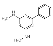 N,N-dimethyl-6-phenyl-1,3,5-triazine-2,4-diamine Structure