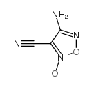 1,2,5-Oxadiazole-3-carbonitrile,4-amino-,2-oxide(9CI) structure