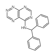N-benzhydryl-2,4,7,9,10-pentazabicyclo[4.4.0]deca-2,4,7,9,11-pentaen-5-amine Structure