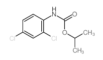 Carbamic acid,(2,4-dichlorophenyl)-, 1-methylethyl ester (9CI) structure