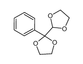 2-Phenyl-2,2'-bi(1,3-dioxolane)结构式