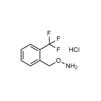 O-(2-(三氟甲基)苄基)羟胺盐酸盐结构式