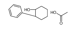 acetic acid,(1R,2S)-2-phenylcyclohexan-1-ol Structure