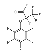 2,3,3,3-Tetrafluoro-2-(pentafluorophenoxy)propionyl fluoride结构式