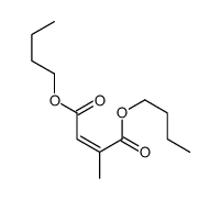 dibutyl 2-methylbut-2-enedioate结构式