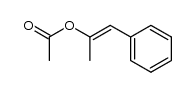 2-acetoxy-1-phenyl-1propene Structure