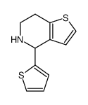 4-THIEN-2-YL-4,5,6,7-TETRAHYDROTHIENO[3,2-C]PYRIDINE structure