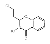2-(2-chloroethyl)-3-hydroxy-2H-1,3-benzoxazin-4-one Structure