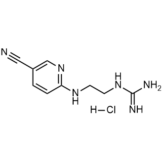 1-(2-((5-氰基吡啶-2-基)氨基)乙基)胍盐酸盐图片