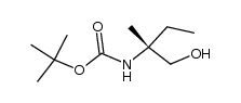 Carbamic acid, [(1R)-1-(hydroxymethyl)-1-methylpropyl]-, 1,1-dimethylethyl结构式