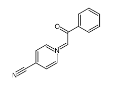 N-phenacyl-4-cyanopyridinium ylide结构式