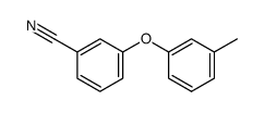 3-(3-methylphenoxy)benzonitrile Structure