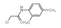 2-溴-N-(2,4-二甲基苯基)乙酰胺结构式