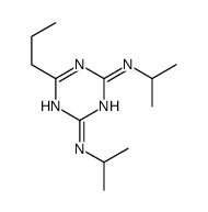 2-N,4-N-di(propan-2-yl)-6-propyl-1,3,5-triazine-2,4-diamine Structure
