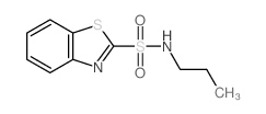 2-Benzothiazolesulfonamide,N-propyl-结构式