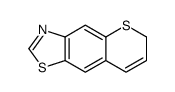 6H-Thiopyrano[2,3-f]benzothiazole(8CI,9CI)结构式
