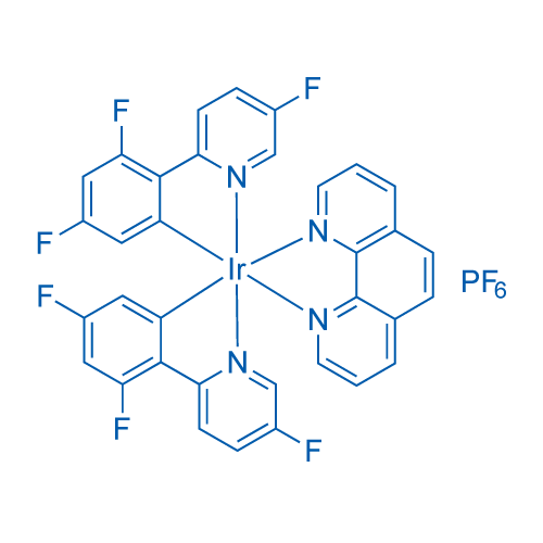 Iridium-(1,10-phenanthroline-κN1,κN10)bis[3,5-difluoro-2-(5-fluoro-2-pyridinyl-κN)phenyl-κC]-hexafluorophosphate picture