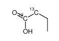丁酸-1,2-13C2结构式