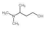 3-(二甲基氨基)-1-丁醇结构式