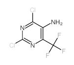 5-Pyrimidinamine,2,4-dichloro-6-(trifluoromethyl)- structure
