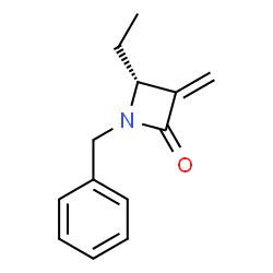 2-Azetidinone,4-ethyl-3-methylene-1-(phenylmethyl)-,(4R)-(9CI)结构式
