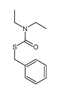 DIETHYL-THIOCARBAMIC ACID S-BENZYL ESTER Structure