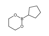 2-cyclopentyl-1,3-dioxaborinane Structure