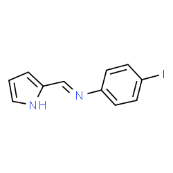 (4-iodophenyl)(1H-pyrrol-2-ylmethylene)amine Structure