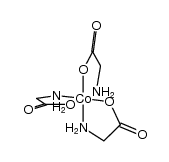 α-triglycinecobalt(III) Structure