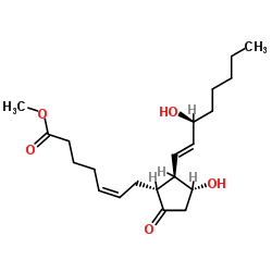 Prostaglandin E2 methyl ester structure