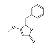 5-benzyl-4-methoxy-5H-furan-2-one Structure