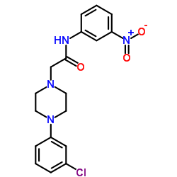 2-[4-(3-CHLOROPHENYL)PIPERAZINO]-N-(3-NITROPHENYL)ACETAMIDE Structure