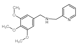 1-pyridin-2-yl-N-[(3,4,5-trimethoxyphenyl)methyl]methanamine结构式