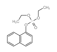 1-diethoxyphosphoryloxynaphthalene Structure